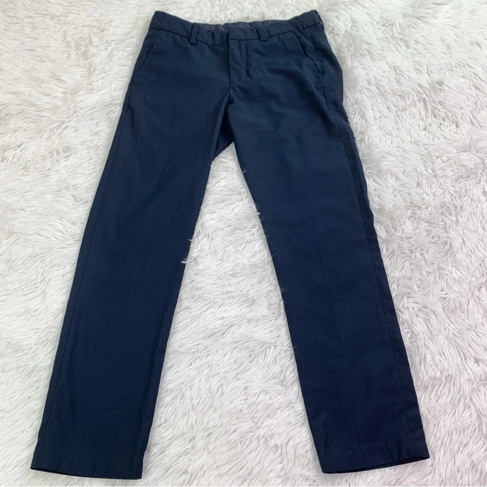 Set of 2‎ boy's size 8 navy blue dress pants adjustable waist Cat & Jack H&M